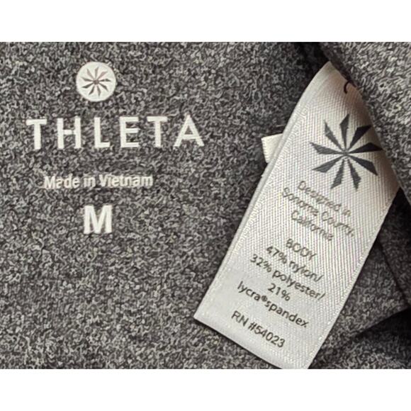 Athleta Womens Medium Wide Leg Gray Leggings Athleisure Casual Travel Lounge - Picture 4 of 7